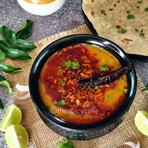 dal palak spinach dal lentil curry vegan vegetarian protein-rich diabetic-friendly healthy nutritious easy quick simple delicious lunch dinner rice parotha punjabi