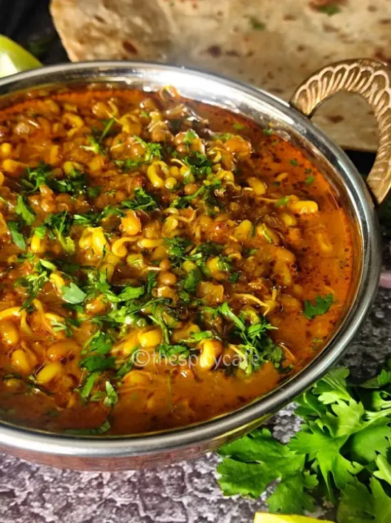 Matki Usal Recipe | मटकीची उसळ | Moth Beans Curry https://thespicycafe.com/wp-content/uploads/2023/12/1-matki-usal-matki-dal-moth-beans-curry-vegan-vegetarian-high-protein-easy-quick-simple-lunch-dinner-misal-pav-Maharashtrian-Indian-legume-healthy-nutritious-weightloss.png https://thespicycafe.com/matki-usal-recipe/