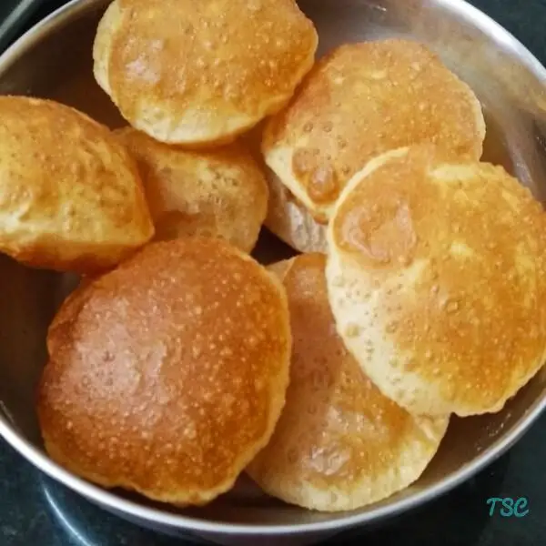 How to make Poori | Poori Recipe | Puri Recipe https://thespicycafe.com/wp-content/uploads/2020/12/how-to-make-poori-recipe-indian-vegeterian-e1608120835652.jpg https://thespicycafe.com/category/poori-paratha-recipes/
