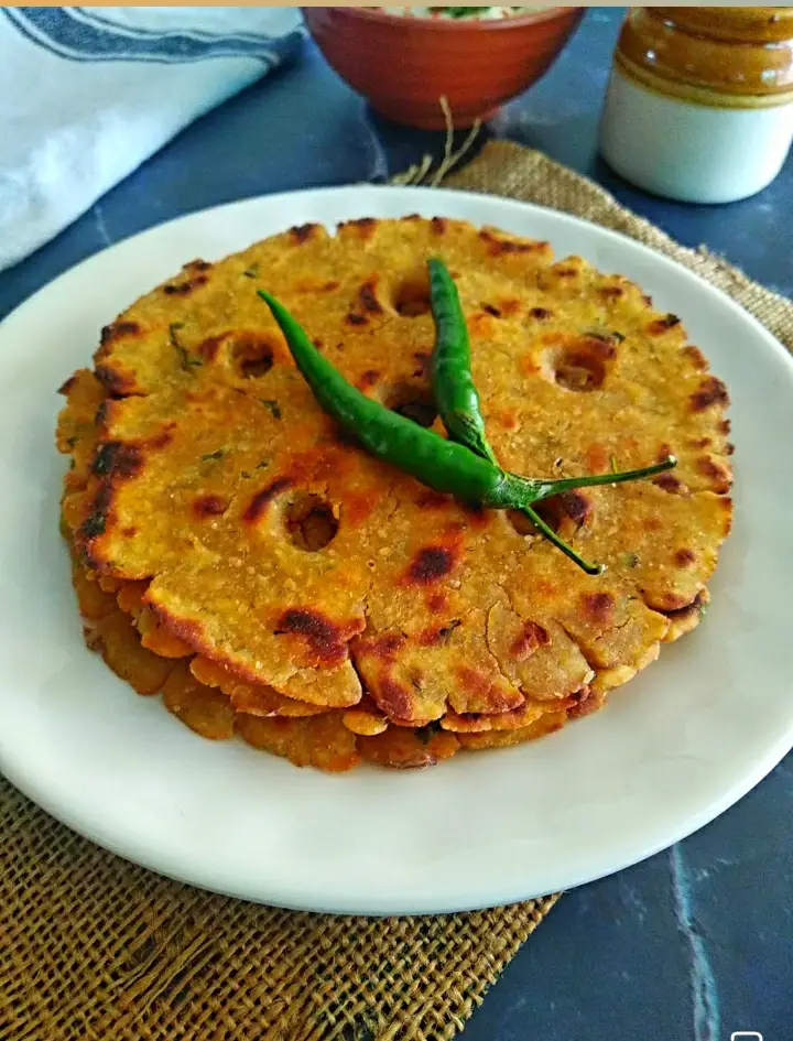 bhatache thalipeeth indian breakfast recipe