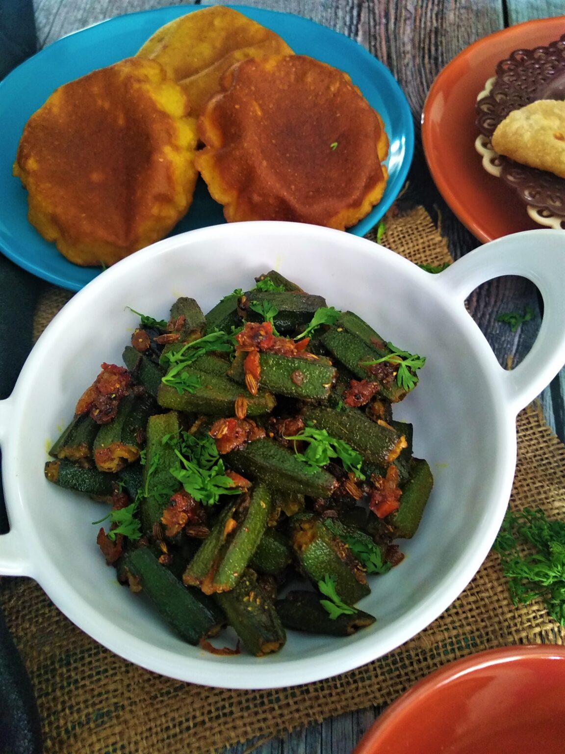 Bhindi Masala - Vegan Okra Masala - The Spicy Cafe