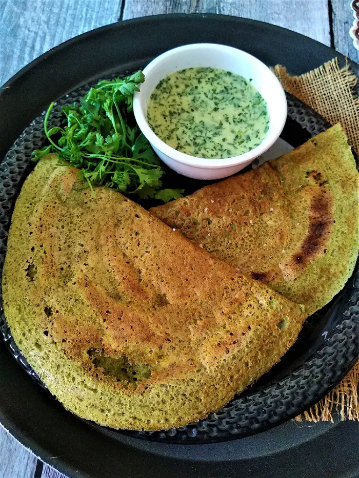 Hiravya Mugacha Dosa | Instant Green Moong Dosa https://thespicycafe.com/wp-content/uploads/2022/02/2-how-to-make-moong-dal-dosa-green-moong-dal-dosa-chilla-pancake-vegan-vegetarian-glutenfree-recipe.jpg https://thespicycafe.com/tag/high-protein-recipes/