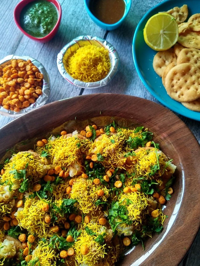 Shev Puri https://thespicycafe.com/wp-content/uploads/2022/06/SEV-PURI-INDIAN-VEGAN-RECIPE.jpg https://thespicycafe.com/shev-puri-recipe/