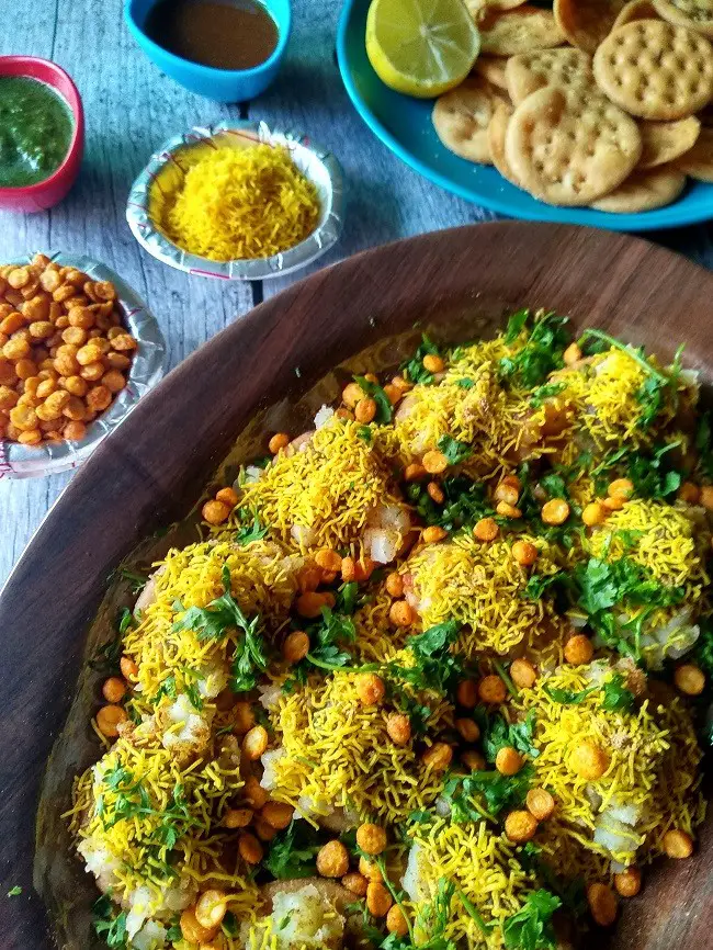 Shev Puri https://thespicycafe.com/wp-content/uploads/2022/06/SEV-PURI-INDIAN-VEGAN-RECIPE.jpg https://thespicycafe.com/shev-puri-recipe/