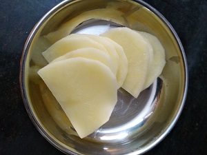Batatyachya Kachrya - Maharashtrian Spicy Sliced Potato Fry (No Onion No Garlic Recipe) https://thespicycafe.com/batata-kachrya-recipe/