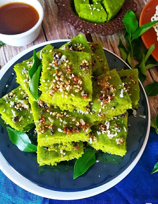 palak dhokla