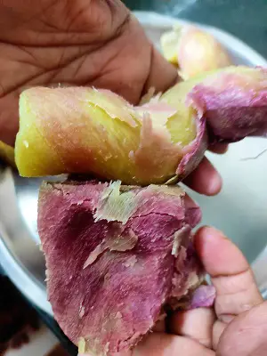 Upvasachi Ratalyachi Bhaji | Sweet Potato Sabji-Fast/Vrat https://thespicycafe.com/upvasachi-ratalyachi-bhaji/