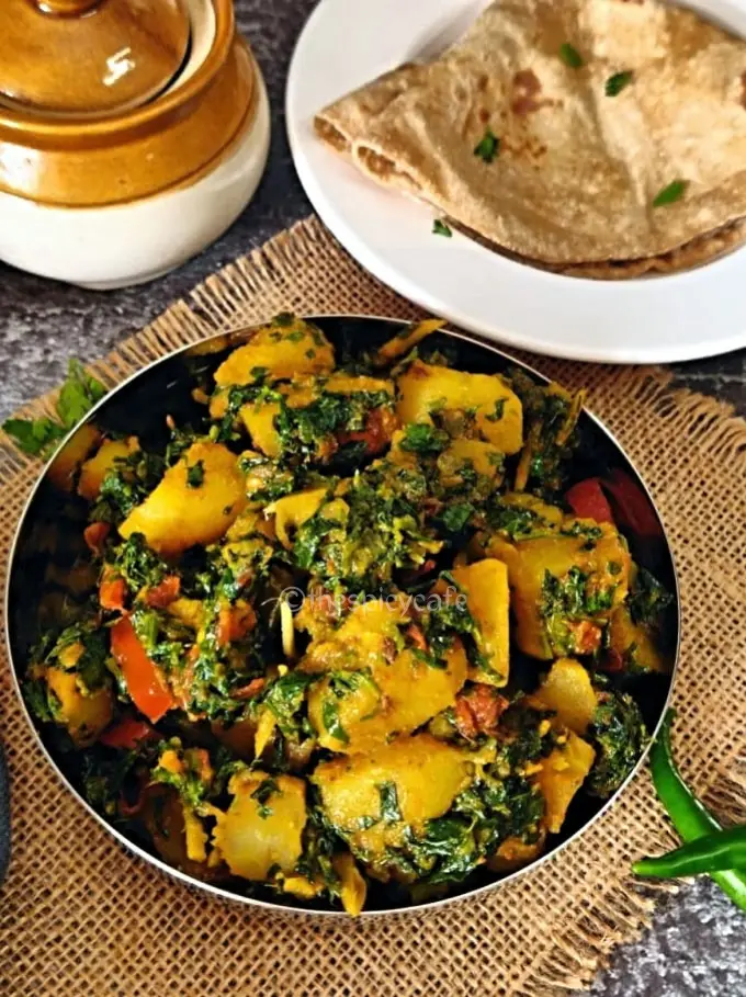 Aloo Methi Sabji | स्वादिष्ट आलू मेथी की सब्ज़ी | Fenugreek Potato Stir Fry https://thespicycafe.com/wp-content/uploads/2021/12/1-aloo-methi-sabji-potato-fenugreek-stir-fry-lunch-dinner-breakfast-Indian-recipe-meals-vegan-vegetarian-healthy-nutritious-curry.png https://thespicycafe.com/aloo-methi-sabji-recipe/